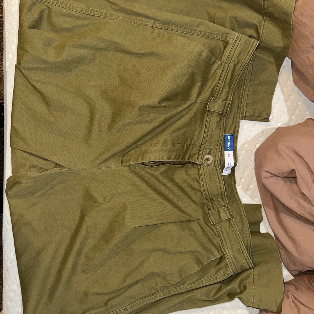 Old Navy Olive Wide Leg Pants